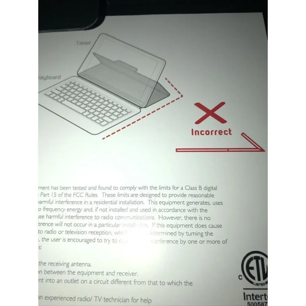 New in Packaging Barnes & Noble NOOK Smart Keyboard Nook Tablet 10.1